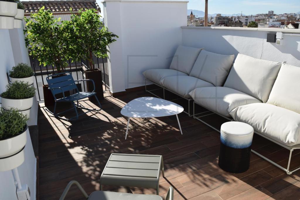 Apartamento Con Terraza Centro マラガ エクステリア 写真